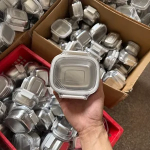 304 Stainless Steel Insulated Partitioned Bowl Sealed Microwave Safe Refrigerator Storage Camping Meal Box 550ml 450ml 250ml
