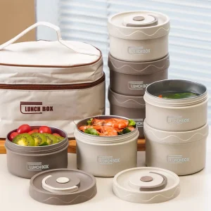 304 Stainless Steel Reusable Insulated Bento Lunch Box