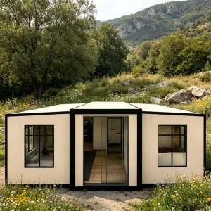 30FT Expandable Steel Container House Modular Prefab Home for Residential Office Hotel Commercial Villa Applications Factory OEM
