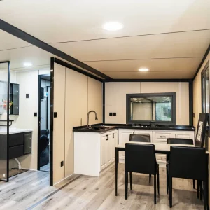 30FT Factory Direct Low Price Windproof Cold Resistant with Metal Carved Panel Customized Design Expanded Container House