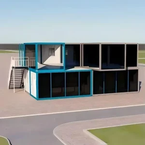 30FT With Terrace Expandable Container House Waterproof Prefabricated House Resort Project Prefabricated House