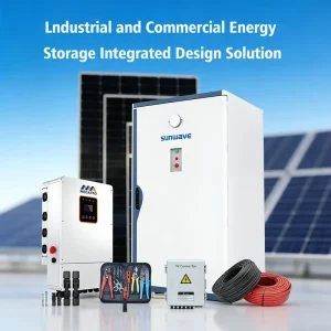30KW 500KW Hybrid Off Grid Solar Storage Power System with Lithium Ion Battery and MPPT Controller