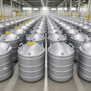 30L Transport LN2 Tank Anti-shock Aviation Aluminum High Vacuum Cryogenic Container Factory Direct