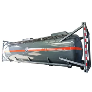 30ft ISO Tank Container T8 Corrosive Liquid Tank Aid Liquid Storage Transportation