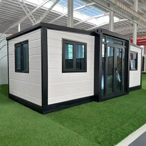 30ft Shipping Container House Modular and Portable with Terrace and Stairs Made From Steel and Sandwich Panel 30ft Size