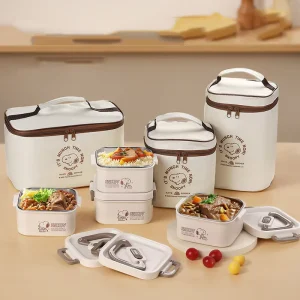 316L Stainless Steel Lunch Box Set Leakproof Bento Box with Insulated Bag Microwave Safe Food Container for Office