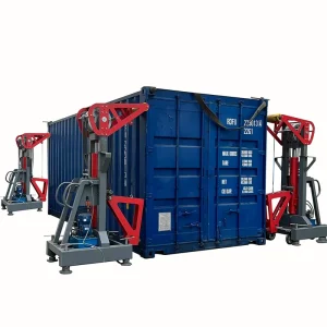 32 Ton Electric Hydraulic Container Lift Wireless Remote Control Lifting Jack for All Standard Container Sizes
