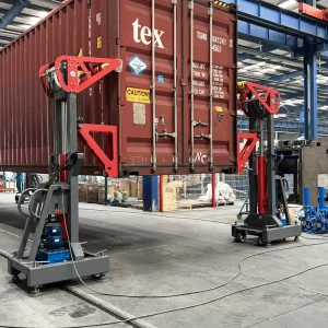 32 Ton Portable Container Lifter Wireless Remote Control On-site Shipping Container Jack for Warehouse Logistics Handling
