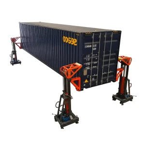 32T Wireless Remote Shipping Container Lifting Jack System 10 Min Quick Landing Synchronous Lift for 20 40ft ISO