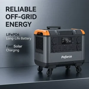 3KW Solar Generator Station Portable Power Station Energy Storage Power Bank for Camping Home Backup Pure Sine Wave 230V