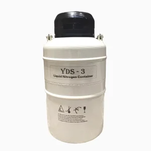 3L YDS3 Liquid Nitrogen Tank Container LN2 Cryogenic Tank Vessel for Animal Semen Biological Sample Laboratory Storage