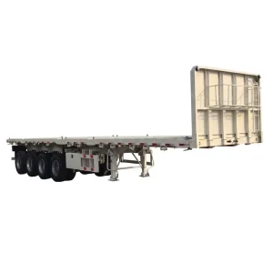 4 Axle Flatbed Trailer Custom Length & Suspension
