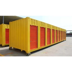 4 Door Portable Self Storage Container Box Offshore Modified Shipping Container with Aluminum Alloy Rolling Door