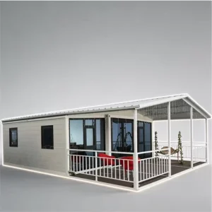 40/20 Ft Modern Durable Expandable Shipping Container House 2-5 Bedrooms Hurricane Proof Home Office & Hotel Use
