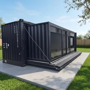 40 20ft Breathable Prefabricated Movable Modern Expandable Container House Prefab Villa Portable Collapsible Office Building