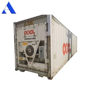 Used 40-Foot High-Cube Refrigerated Container, 68 Cubic Meters
