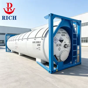 40 Feet PTFE Lined HF Tank Container and Anhydrous Ammonia ISO Tank UN Certified Chemical Storage Transport Tank Container