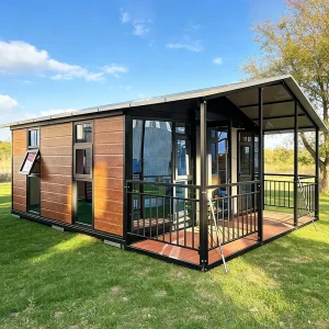 40 Foot 20 Foot Luxury Mobile Container House with Expandable 2 3 Bedroom Prefabricated Portable Home Office Building