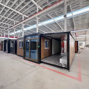 40 Foot 20 Foot Prefabricated Expandable Container House Light Steel Sandwich Panel Portable Home