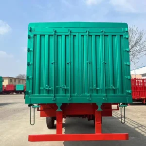 40 Foot Fence Type Semi Trailer High Load Capacity Stake Trailer for Container and Loose Cargo Shipping