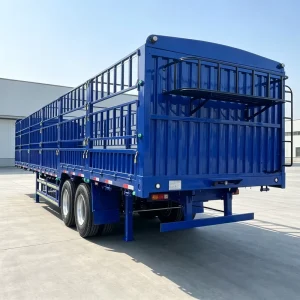 40 Ton Tri-Axle Steel Semi-Trailer for Vegetable and Fruit Bulk Cargo Haulage