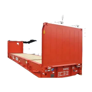 40-foot Foldable Flat Rack Transport Containers Double-Ended 40-foot Flat Rack Transport Containers Shipping Container