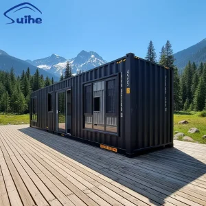 40-foot Shipping Container House With One Living Room One Bathroom And Two Bedrooms