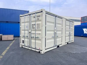 40-foot Side-opening Two-door Dry Cargo Container for Storage and Retail Use Made in China