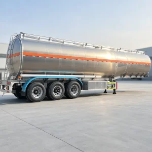 40CBM 12000*2500*3700mm Oil Tank Semi Trailer 3 Axle Fuel Tanker Trailer