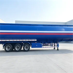 40CBM Multi compartment Fuel Tank Semi Trailer Carbon Steel Tank 4 5mm Thickness 12r22.5 Heavy Duty >30000kg Payload