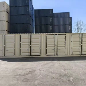 40FT HC Side Open Container 40HCOS Quad Door BV GL ABS CCS Certified Durable Steel Container for Warehouse Storage