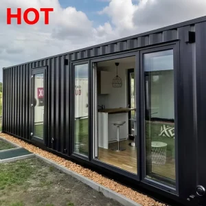 40FT Prefab Shipping Container House Industrial Design Style with Bathroom Kitchen for Comfort Living-for Bedroom or Workshop