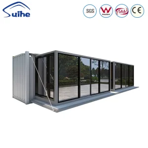 40FT Shipping Container House Modular Steel Home Prefabricated Residential Building Custom Living Space