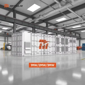 40Ft Large Ess Container 1MWH 2MWH 3MWH Lifepo4 Lithium Battery Containers Bess Solar Energy Storage System with PCS BMS EMS