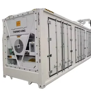 40HC 20FT Reefer Container Dairy Meat Transport Side Door Man Door Refrigerated Container Intelligent Defrost Humidity Control