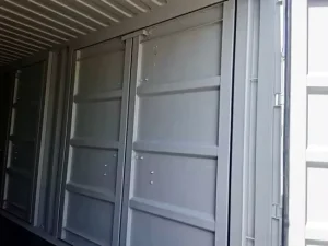 40HC Dry Side-Opening Container with 67 Capacity for Storage Warehouse, Made in China