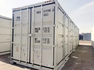 40HC High Cube Dry Storage Shipping Container with Open Side Design 67 Capacity