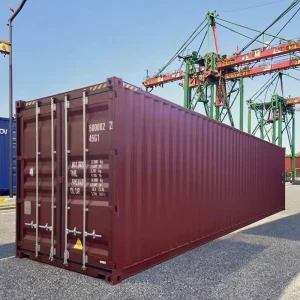 40HC High Cube Standard Shipping Container New 40FT Dry 76.4 CU.M Capacity SPA-H Corten-A