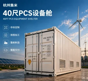 40HC Industrial Shelter Container Custom Equipment Housing for Energy Storage System Power Station and Automation Equipment