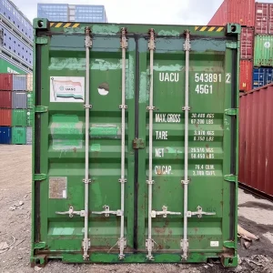40HQ Dry 40ft 75 CBM Corten Steel Shipping Container CSC Certified