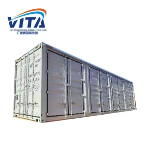 40HQ Full Side Open Door Dry Shipping Container