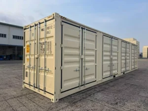 40HQ High Cube with 4 Sidedoors Capacity Storage Shipping Container Canada USA