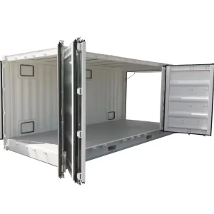 40ft 12m Length High Cube Dry Shipping Containers 3doors 67.4 Capacity
