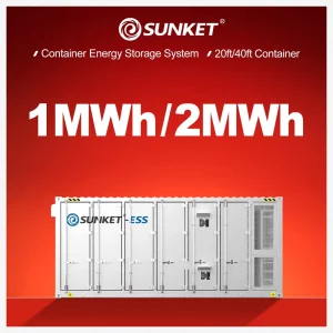 40ft & 20ft BESS Lithium Battery Storage Container 1MW to 5MWh Energy System with On-Grid Connection LiFePO4 Type