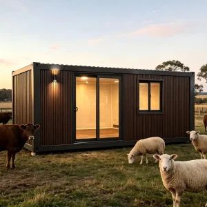 40ft 20ft Fast Assembly Luxury Modular Container House Temporary Dormitory For Mining Camp Farm