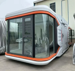 40ft 20ft Prefabricated Prefab Mobile Space Capsule House Portable Villa With Bathroom