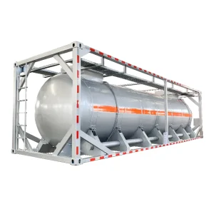 40ft 30ft 20ft Aluminum Oil tank Container for Transportation