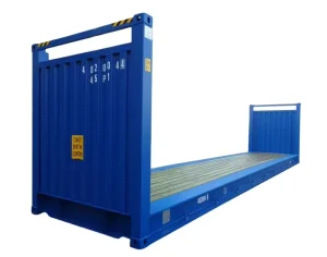 40ft 40′ Flat Rack Container with Fixed Corner Post