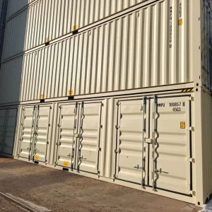 40ft 40HC High Cube Open Side Container with Four Side Doors for Storage Housing Sea Freight Use