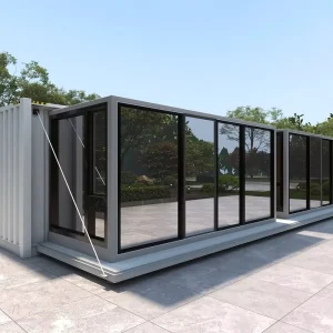 40ft Container Home Luxury Prefabricated Home Expandable Shipping Container House